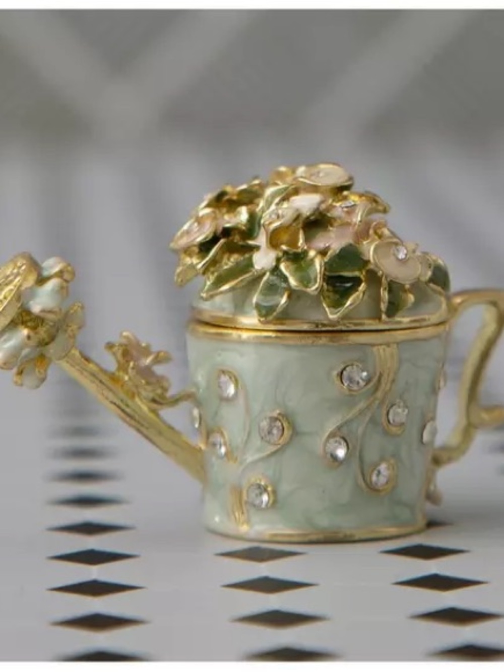 New Vintage Watering Can Jewelry Box